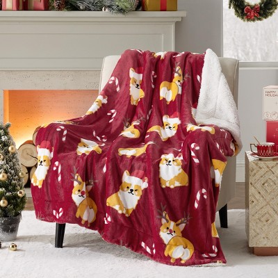Christmas Festive Design Ultra-Soft Blanket - Bedsure