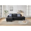 TiramisuBest Hidden Storage Units with Matching Accent Pillows for Modular Modern Homes, Black & Gray - 2 of 4
