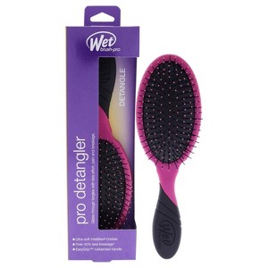 The Wet Brush Pro Detangler - Pink w/ Black Handle (BWP830PROP) Hair Brush with Ultra Soft Intelli-Flex Bristles - 1 of 2