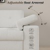 3 Seater Sofa for Living Room,Deep Seat Chenille Couch with Adjustable Wide Armrest & Plush Backrest - 4 of 4