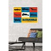Trends International DC Comics Batman: 85th Anniversary - Minimalist The Batmobiles Framed Wall Poster Prints - 2 of 4