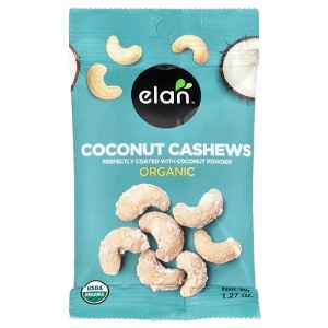 Elan, Organic Coconut Cashews, 1.27 oz - 1 of 2