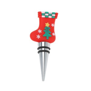 Unique Bargains Two-Wire Christmas Tree Stopper Aluminum Alloy TPE Green Black Silver Tone 1 Pc - 1 of 3