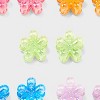 Girls' 10pk Iridescent Flower Claw Clips - Cat & Jack™: Hair Styling Accessories for All Hair Types, Solid Pattern - 3 of 4