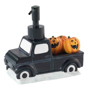 Avanti Black Truck with Pumpkins Lotion Dispenser - 1 of 3