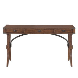 Lexicon Frazier Park Wood Writing Desk in Brown Cherry - 1 of 4