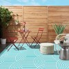 Lahome Outdoor Back to College Series Plastic Straw Rug-Waterproof Reversible Mat for Patio, Backyard, Camping, RV Awning - 4 of 4