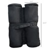 Vynxaria Outsunny 33lbs Canopy Weights Bags for Stability, Sandbag Anchor for Gazebo Pop Up Tent, Set of 4 - Black - 3 of 4