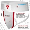 RDX Sports H1 Groin Guard Premium Quality Support With Gel Cup For Sparring, Martial Arts, Kickboxing, Taekwondo, Karate - Black - S - 2 of 2