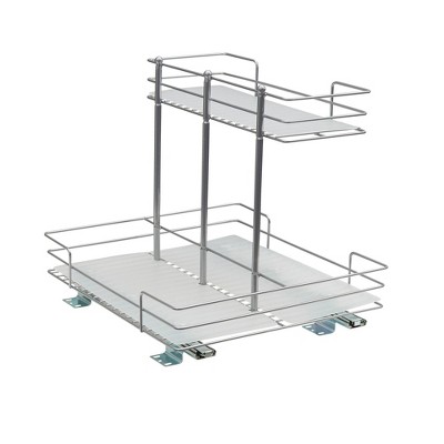 Household Essentials Double-Sided Pantry Organizer Nickel