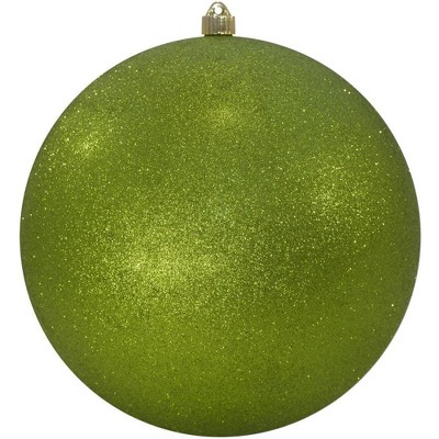Christmas by Krebs Glitter Lime Green Shatterproof Christmas Ball Ornament 12" (300mm)