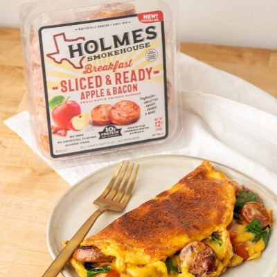 Holmes Smokehouse Apple & Bacon Sliced Sausage - 12oz