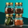 Bormioli Rocco Quattro Stagioni Set of 6 Clear Airtight Mason Jars, Made from Food Safe Durable Glass, Made in Italy - 2 of 4