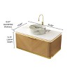 GDFStudio Alejandro Modern Bathroom Vanity with Sintered Stone Countertop and Ceramic Vessel Sink - 3 of 4