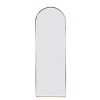 65" X 22" Oversize Metal Arch Stand Full Length Mirror Arched Standing Mirror ,Large Arched Wall Mirror-The Pop Home - 4 of 4