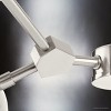 Urban Ambiance Luxury Minimalist Indoor Chandelier,  12''H x 16-1/2"W x 26-1/4''D,  Brushed Nickel Finish, UHP4620 - 4 of 4