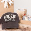 Pavilion Gift Company - Boozie People - Dark Gray Adjustable Hat - Hats - 4 of 4