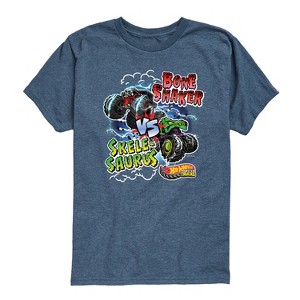 Boys' - Hot Wheels - Bone Shaker Vs Skelesaurus -Youth Short Sleeve Graphic T-Shirt Short Sleeve Graphic T-Shirt - 1 of 4