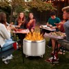 20.5" Smokeless Fire Pit, Portable Stainless Steel Wood Burner with Air Switch & Ash Pan, 80% Less Smoke, Even Heat for Camping/Backyard - 2 of 4