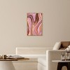 Doll Memories - Pink Geode Canvas Mineral Agate Geode Wall Art by Art Remedy Framed - 2 of 4