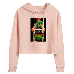 Women's - Teenage Mutant Ninja Turtles - Mutant Mayhem Cropped Graphic Hoodie - 1 of 3