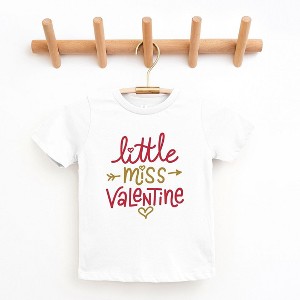 The Juniper Shop Little Miss Valentine Toddler Short Sleeve Tee - 1 of 3