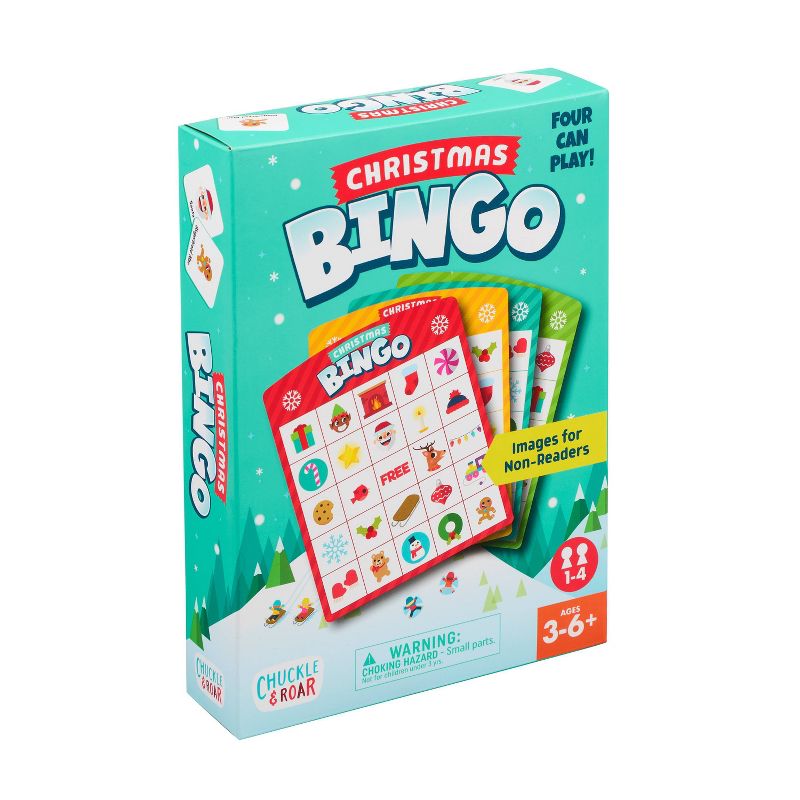 Chuckle &#38; Roar Stocking Stuffer: Christmas Bingo Game, 1 of 7