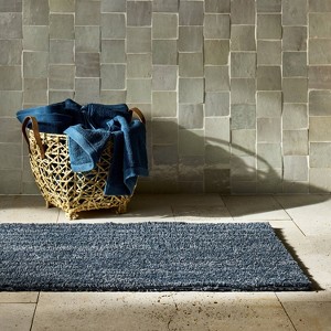 Organic Melange Reversible Bath Rug - Casaluna™ - 1 of 4