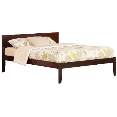 Atlantic Furniture Orlando King Open Foot Antique Walnut