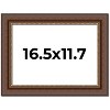 PosterPalooza | Traditional Brown Picture Frame - UV Acrylic, Backing Board, Hanging Hardware Included - 2 of 4