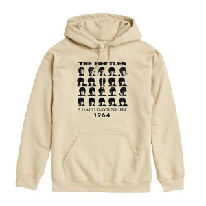 Men's - The Beatles - Hard Days Night-Men's Pullover Fleece Hoodie Graphic Fleece Pullover Hoodie - 1 of 4