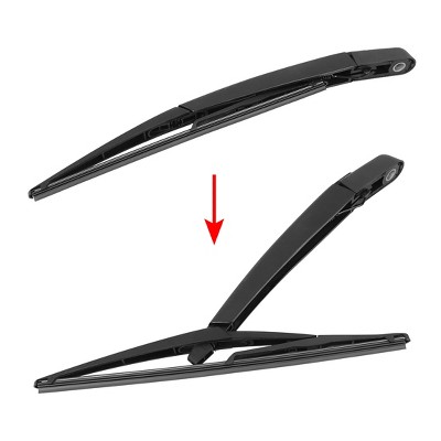 X-Autohaux Plastic Metal Rubber Fit for Mercedes Benz GL450 2006-2012 Windshield Wipers 12" Black