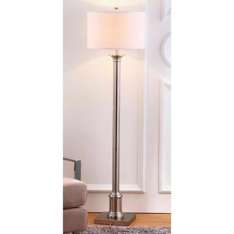 Livia 60 Inch H Floor Lamp - Nickel - Safavieh, 4 of 6