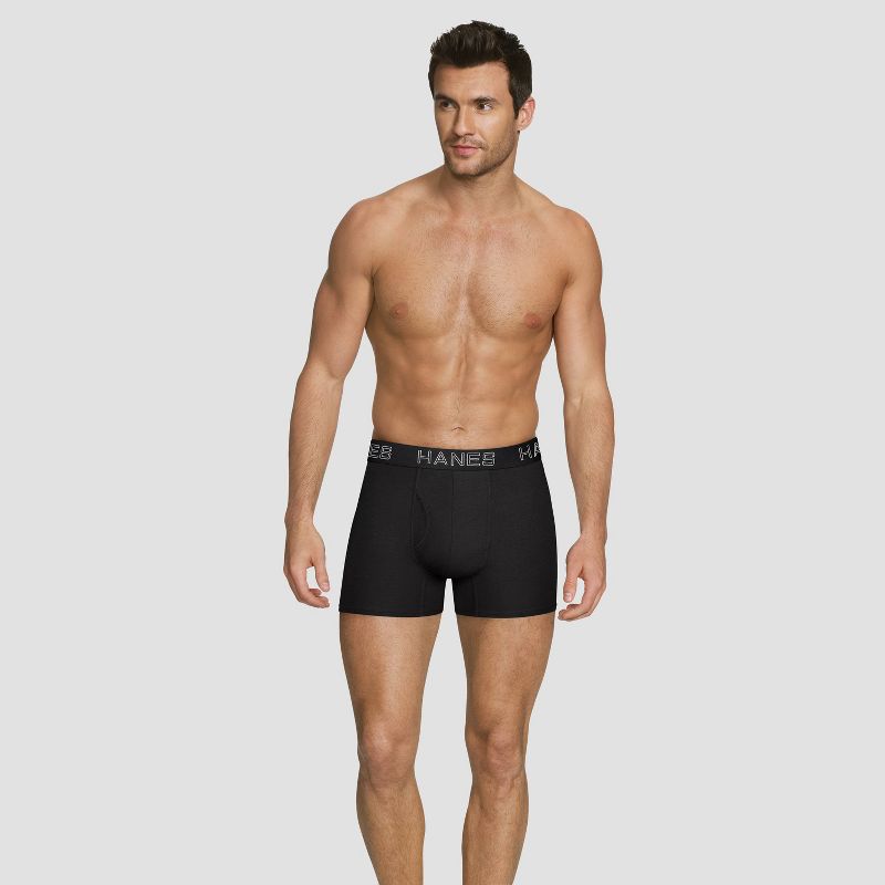 Hanes Premium Men's 3pk Trunks with Anti Chafing Total Support Pouch, 6 of 9