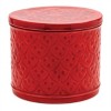 Red Metal Container with Lid (Set of 2) - 2 of 4