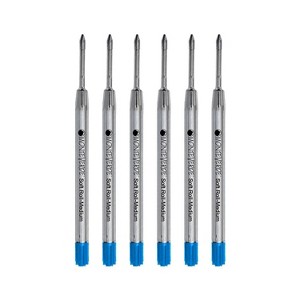 Monteverde Ballpoint Pen Refill Medium Point Blue Ink 6 Pack (P133TQ) - 1 of 1