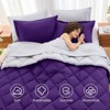 BAGOKIE 5/7 Pieces Comforter Set Reversible Bed in a Bag for All Season - 3 of 4