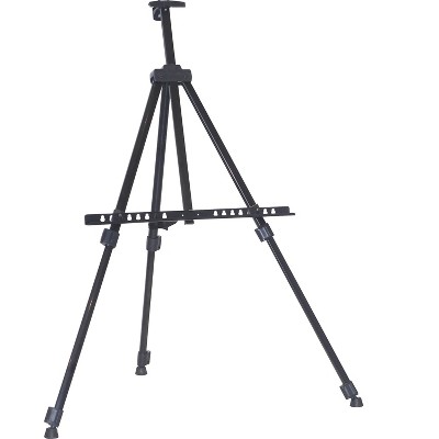 MyOfficeInnovations Tripod Display Easel 49" Black Aluminum (28070) 1843011