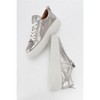Allie - Silver Leather Zip Sneaker (Women) silver 7 Forever & Always Shoes - 2 of 4