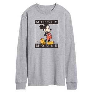 Men's - Disney - Mickey Mouse Long Sleeve Graphic T-Shirt - 1 of 4