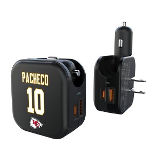 NFL Kansas City Chiefs Players Game Tactic 18-Watt 2 in 1 USB A/C Charger - 1 of 3
