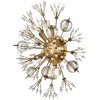 Elegant Lighting Vera 19 inch crystal starburst wall sconce in gold - 3 of 4