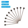 Unique Bargains Brass DIY Craft Jewelry Making Round Ball Head Pins 200 Pcs - 4 of 4