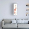 Trademark Fine Art - Lisa Audit 'Rainbow Flowers VII Coral' Canvas Art - 2 of 4
