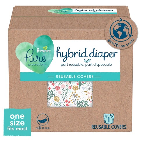 Pampers Pure Hybrid Reusable Cloth Diaper Covers - (Select Pattern and Count) - image 1 of 4