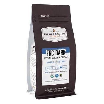 Fresh Roasted Coffee, Organic FRC Dark Decaf, Ground Coffee