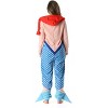Just Love Womens One Piece Mermaid Adult Bodysuit Hooded Pajamas - 4 of 4