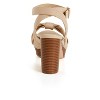 Women's Plus Size WIDE FIT Leah Platform - tan | CITY CHIC - 3 of 4