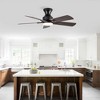 TOBILI Ceiling Fans with Lights, 42 inch Low Profile Ceiling Fan,Flush Mount,Dimmable, Noiseless, Black Ceiling Fan for Bedroom, Indoor/Outdoor Use - 4 of 4