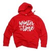 Simply Sage Market Winter Time Snowflakes Hoodie - 2 of 4